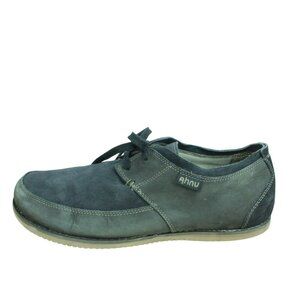 Ahnu Parkside Leather Lace Up Comfort Vibram Sole Casual Sneaker Shoes Size 12